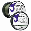 Daiwa J-Braid x4 Braided Fishing Line Image Dark Green