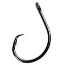 Demon Perfect Circle Hook, In Line, 2X Strong, 1X Long - Black Nickel