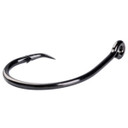 Demon Perfect Circle Hook, In Line, 2X Strong, 1X Long - Black Nickel