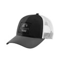Carhartt Canvas Mesh-Back Logo Graphic Cap Image in Black Blue Surf