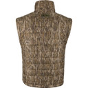 Drake Women's Reflex 3-in-1 Plus 2 Jacket Back of Vest Image in Mossy Oak Bottomland