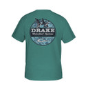Drake Waterfowl Old School Circle Short Sleeve Graphic Tee Image in Canton