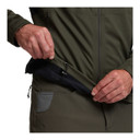 Sitka Mountain Evo Jacket Adjustable Waist Cord Image in Deep Lichen