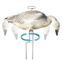 Higdon FLATS Magnum Snow/Juvie Motion Silhouette Goose Decoy Juvie Feeder Image