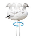 FLATS Magnum Snow/Juvie Goose Motion Silhouette Decoys - 12 Pack