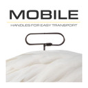 Higdon FLATS Magnum Snow/Juvie Motion Silhouette Goose Decoy Handles Info Image