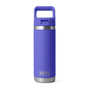 Rambler 18 oz. Water Bottle with Color-Matched Straw Cap Image in Ultraviolet