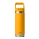 Rambler 18 oz. Water Bottle with Color-Matched Straw Cap Image in Beekeeper