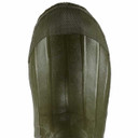 close up toes image of LaCrosse Burly Classic 18" OD Green Pull On Boot.