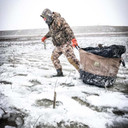 In-the-Field Image of the Heavy Hauler Big Top Decoy Bag.