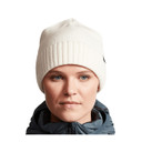 Sitka Cuffed Knit Beanie Model Image in White