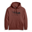 Sitka Icon Pullover Hoodie Image in Red Clay