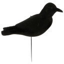 Single Fully Flocked Elite Crow Decoy