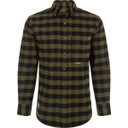 Drake Waterfowl Autumn Brushed Twill Buffalo Plaid Long Sleeve, Kalamata Olive