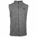 Rogers Classic Sweater Fleece Vest Image in Charcoal.