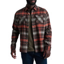 Kuhl Dillingr Flannel Long Sleeve Shirt image in Red Cedar