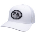 Richardson 112 Circle Patch Logo Cap, White