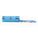 LUXPRO Glow-in-the-Dark Blue Mini Keychain Flashlight Image