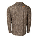 Thacha L-1 1/4-Zip Pullover Back Image in Mossy Oak Bottomland