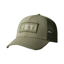Yeti Logo Patch Low Pro Trucker Hat Image in Olive