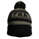 Pom Cuffed Knit Beanie Image in Hemlock Green