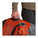 Sitka Drifter Duffel 50L Handle Image in Ember