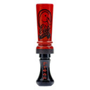 Elite Calls Freak Single Reed Acrylic Duck Call in Red-Black Pearl