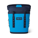 Yeti Hopper M12 Backpack Soft Cooler Front Open Image in Big Wave Blue