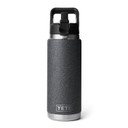 Yeti Rambler 26 oz. Water Bottle with Color-Matched Straw Cap Lid Open Image