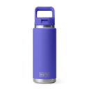 Yeti Rambler 26 oz. Water Bottle with Color-Matched Straw Cap Image in Ultraviolet
