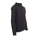 Rogers Youth Static Baselayer 1/4-Zip Top Angled Image in Black