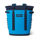 Yeti Hopper M20 Backpack Soft Cooler Front Image in Big Wave Blue/Navy
