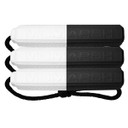 MOmarsh Flash Pro Pack Dog Training Bumper - 3 Pack, White/Black, Medium