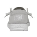 Hey dudes Wendy Slub Canvas, Light Gray Variation