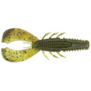 Crush City Cleanup Craw, Green Pumpkin Chartreuse Pepper
