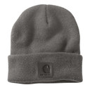 Carhartt Tonal Patch Beanie Image in Mud Gray