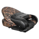 Probax High-Back Orthopedic Boat Seat Folded Image in Mossy Oak Shadow Grass/Black