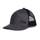 Sitka Badge Icon Mid Pro Trucker Hat Image in Charcoal Heather