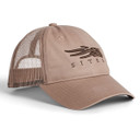 Sitka Icon Lo Pro Trucker Hat Image in Sandstone