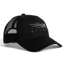 Sitka Icon Lo Pro Trucker Hat Image in Black Charcoal