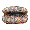 Tempress NaviStyle High-Back Boat Seat Front Folded Image in Mossy Oak Shadow Grass/Black