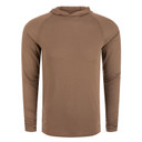 Drake Hunter Creek Bamboo Long Sleeve Hoodie Image in Chocolate Chip