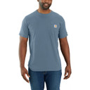Carhartt Force Relaxed Fit Midweight Short Sleeve Pocket Shirt Image In Thundercloud