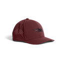 Sitka Icon Plus Mid Pro Trucker Hat Image in Dark Red