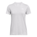 Under Armour Women's Tech Twist Short Sleeve Shirt Image in Halo Gray