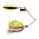 Strike King Bleeding Spinnerbait Baitfish Image in Bleeding Chartreuse White
