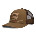 Simms Double Haul Icon Trucker Hat image in Jasper