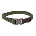 MOmarsh 15"-23" Premium Adjustable Dog Collar Image in Cypress Green