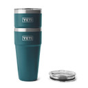 Yeti Rambler 30 oz. Stackable Cup with MagSlider Lid Stacked Image in Agave Teal