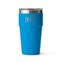 Yeti Rambler 20 oz. Stackable Cup with MagSlider Lid Image in Big Wave Blue